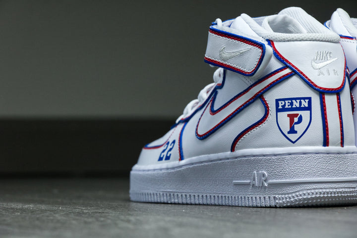 University of Pennsylvania Nike Air Force 1 Custom Shoes