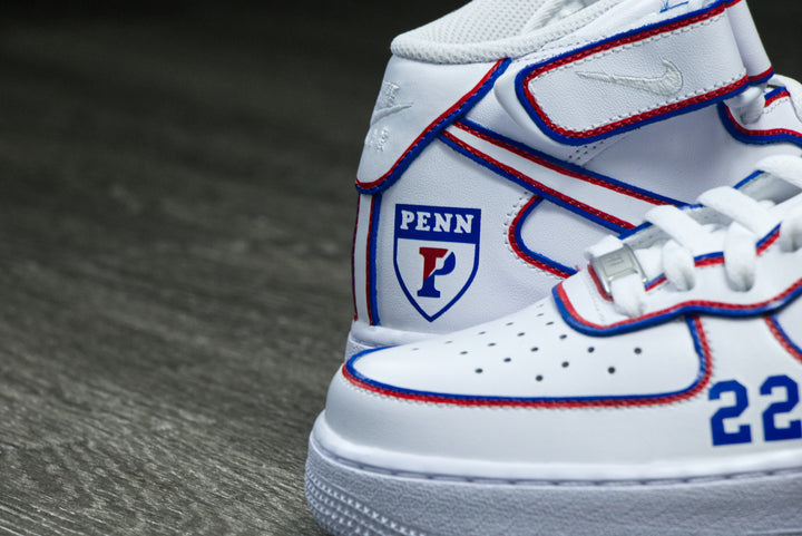 University of Pennsylvania Nike Air Force 1 Custom Shoes