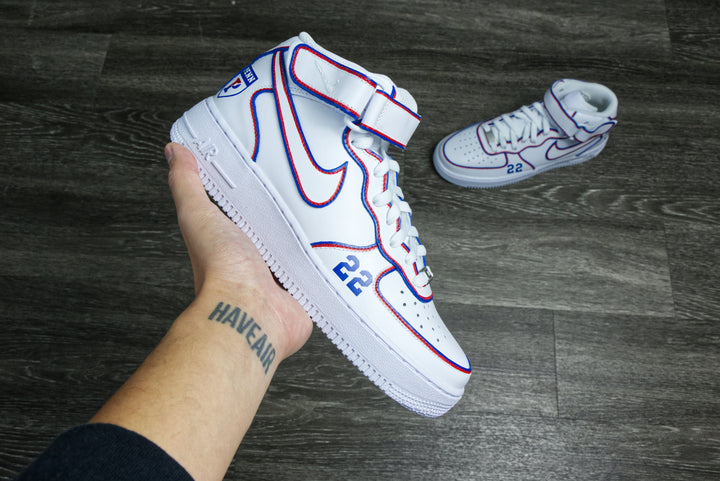 University of Pennsylvania Nike Air Force 1 Custom Shoes