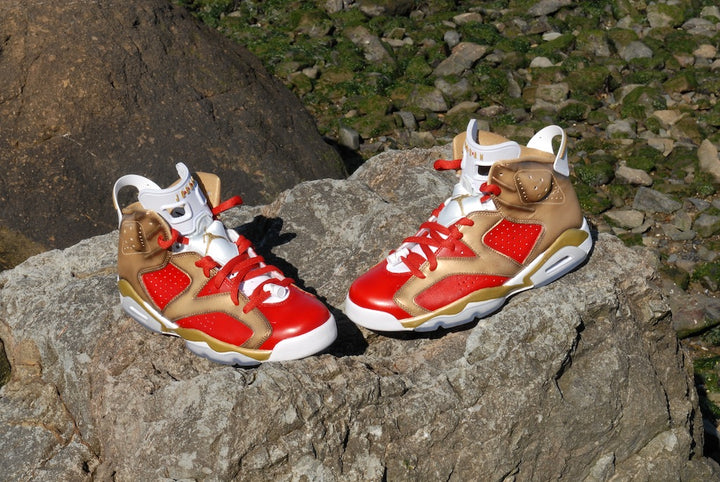 Niners Nike Air Jordan 6 Custom Shoes