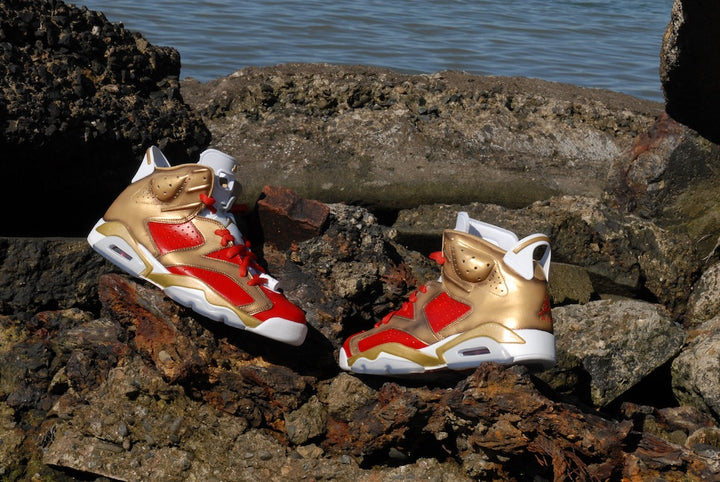 Niners Nike Air Jordan 6 Custom Shoes