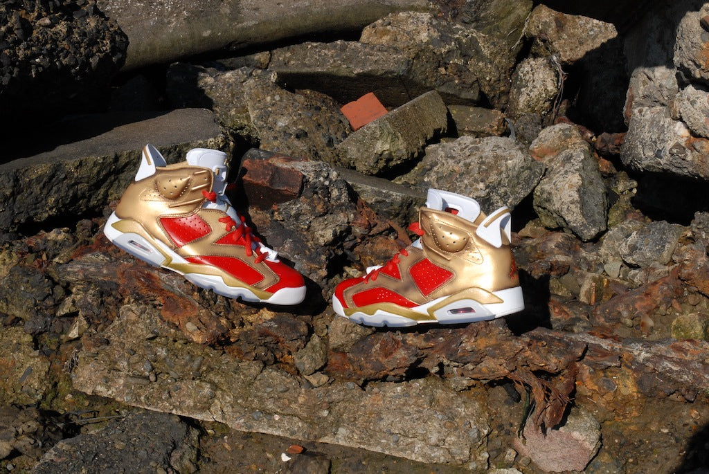 Niners Nike Air Jordan 6 Custom Shoes