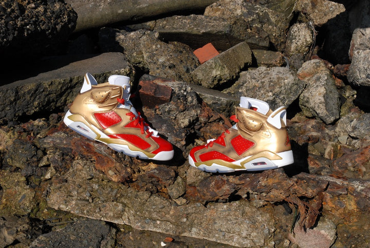 Niners Nike Air Jordan 6 Custom Shoes