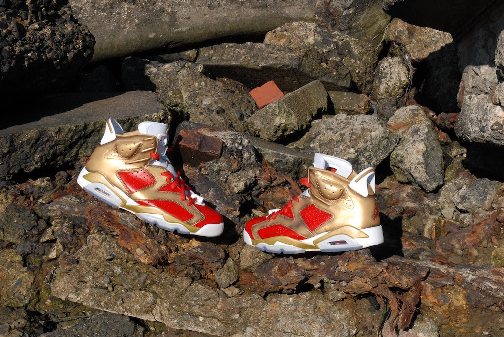 Niners Nike Air Jordan 6 Custom Shoes