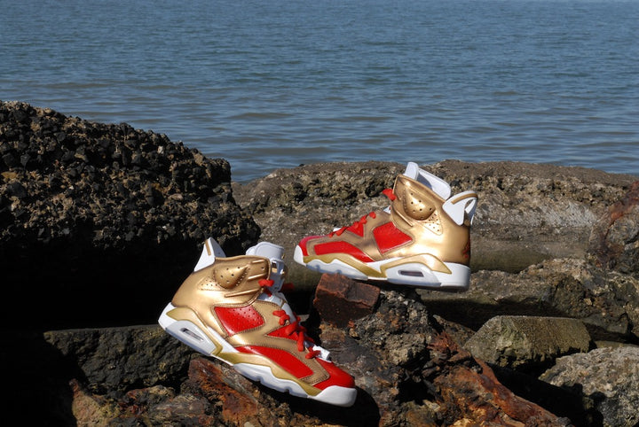 Niners Nike Air Jordan 6 Custom Shoes