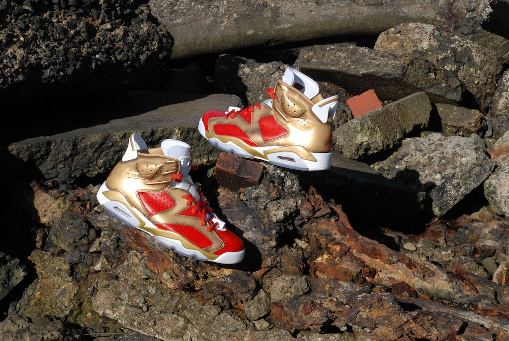 Niners Nike Air Jordan 6 Custom Shoes