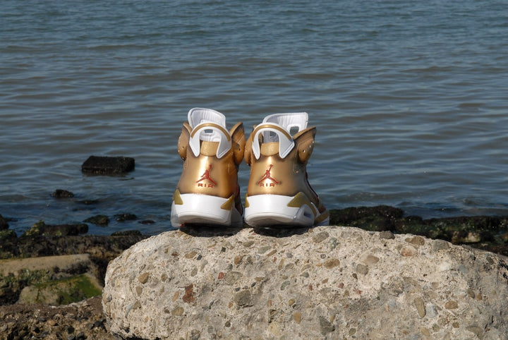 Niners Nike Air Jordan 6 Custom Shoes