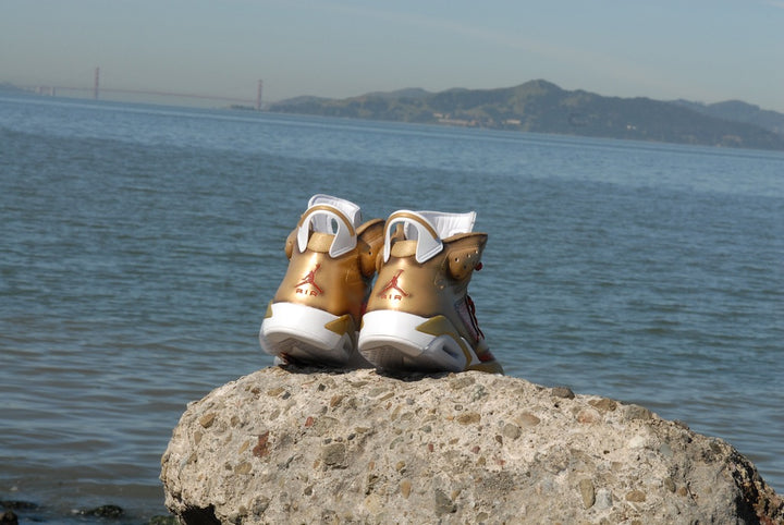 Niners Nike Air Jordan 6 Custom Shoes