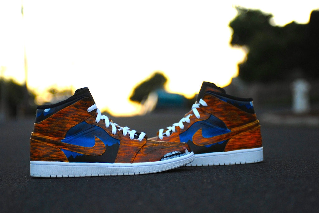 Werewolf Nike Air Jordan 1 Custom Shoes