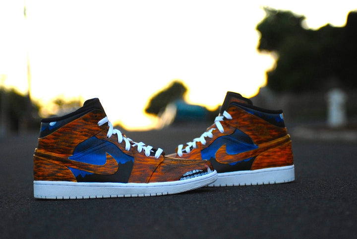 Werewolf Nike Air Jordan 1 Custom Shoes