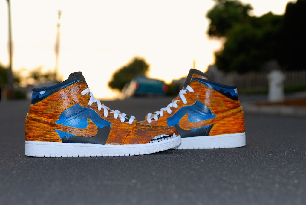 Werewolf Nike Air Jordan 1 Custom Shoes