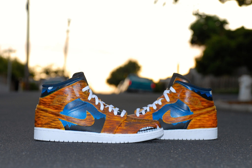 Werewolf Nike Air Jordan 1 Custom Shoes