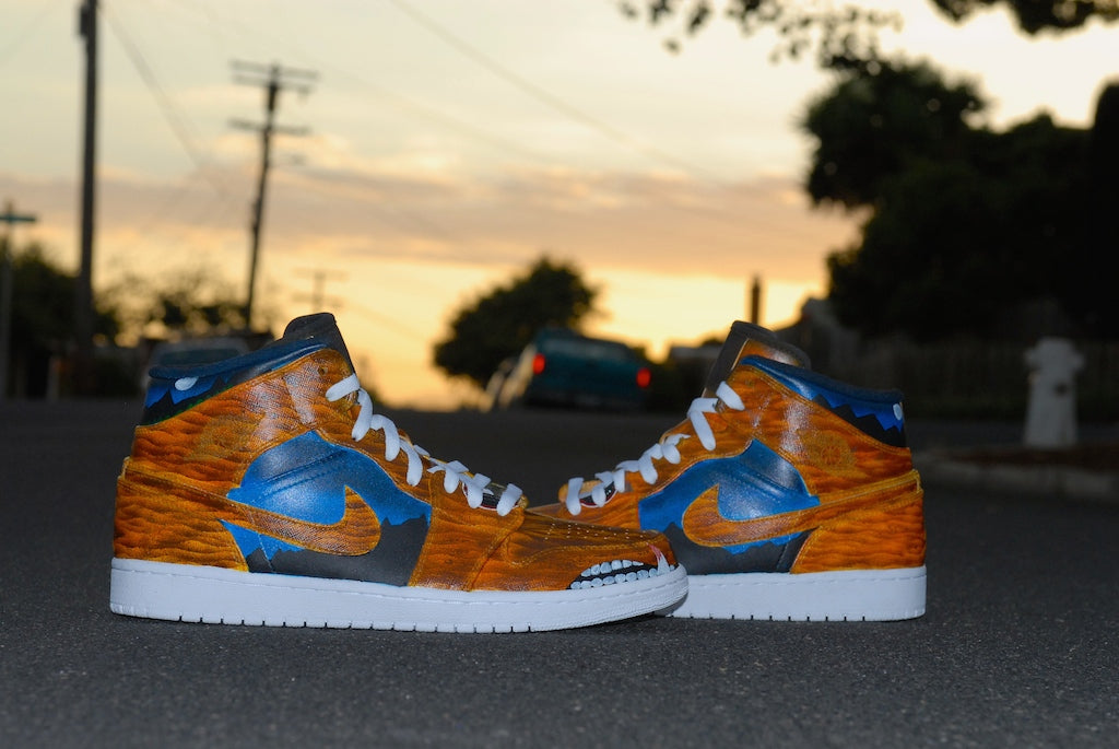 Werewolf Nike Air Jordan 1 Custom Shoes