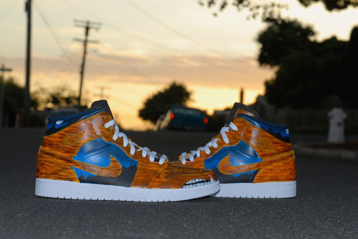 Werewolf Nike Air Jordan 1 Custom Shoes