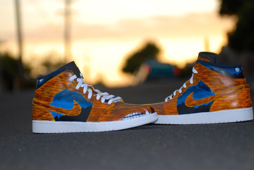 Werewolf Nike Air Jordan 1 Custom Shoes