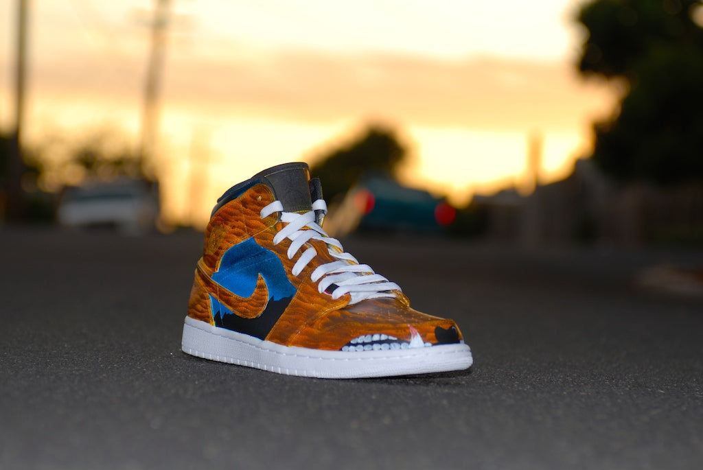 Werewolf Nike Air Jordan 1 Custom Shoes