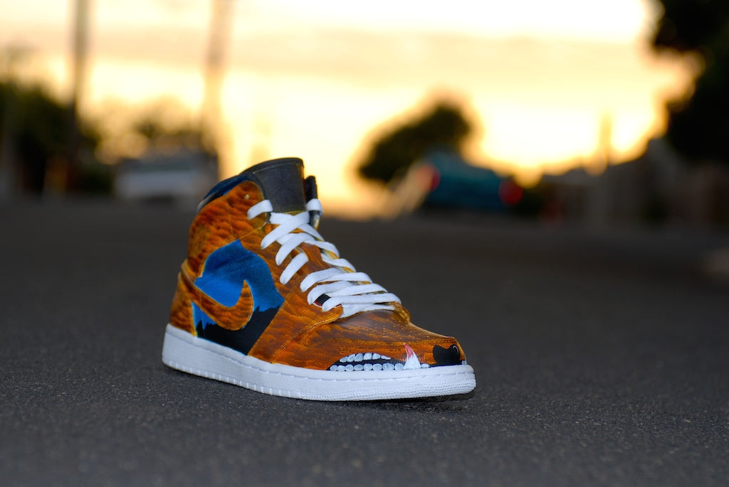 Werewolf Nike Air Jordan 1 Custom Shoes