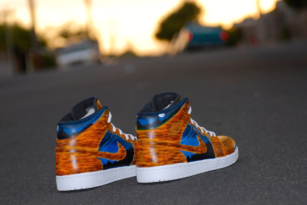 Werewolf Nike Air Jordan 1 Custom Shoes