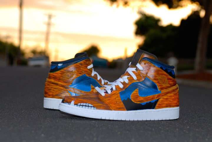 Werewolf Nike Air Jordan 1 Custom Shoes