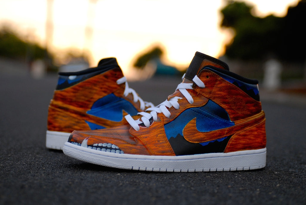 Werewolf Nike Air Jordan 1 Custom Shoes