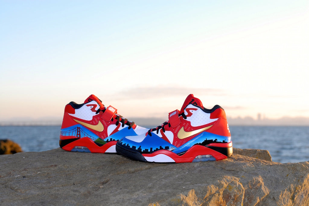 San Francisco Nike Air Force 180 Custom Shoes