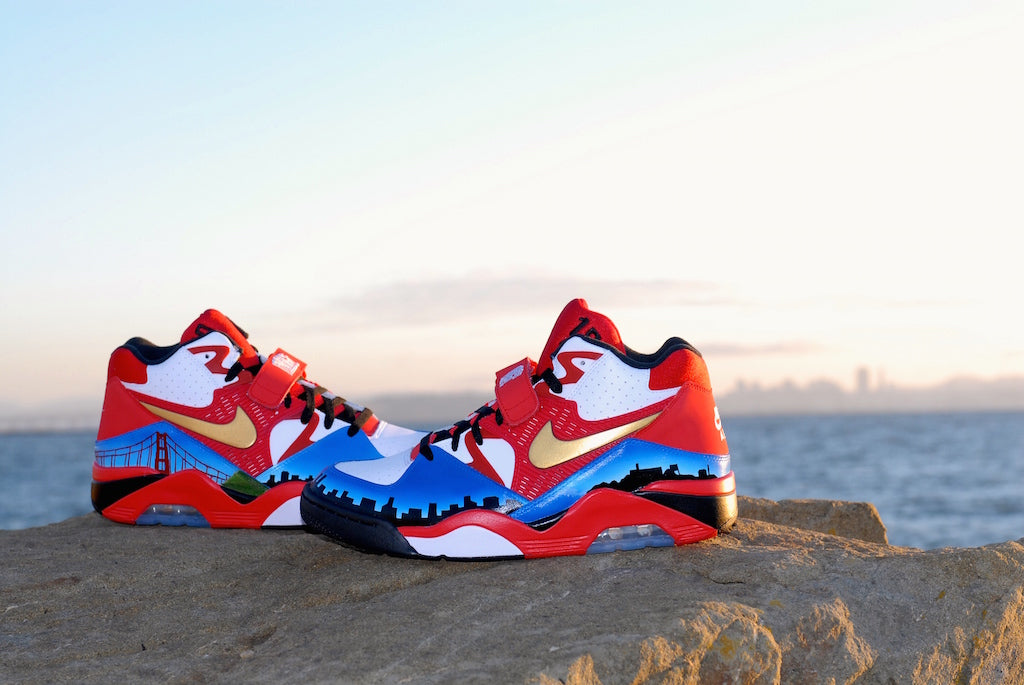 San Francisco Nike Air Force 180 Custom Shoes