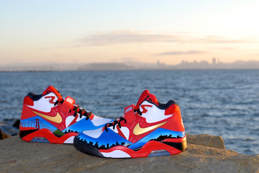 San Francisco Nike Air Force 180 Custom Shoes