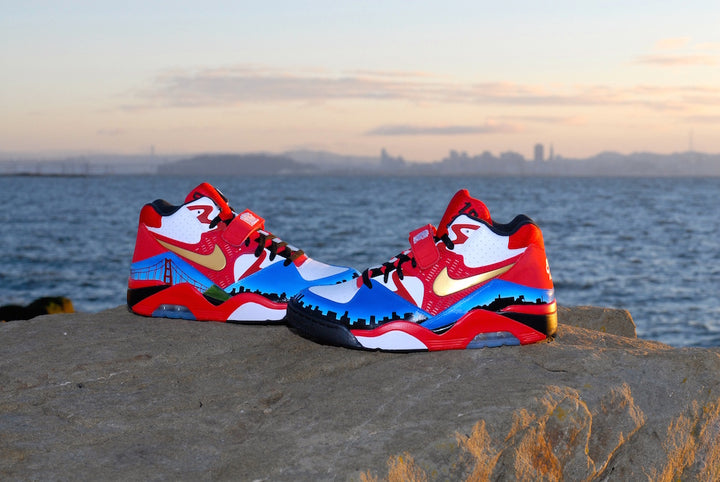 San Francisco Nike Air Force 180 Custom Shoes