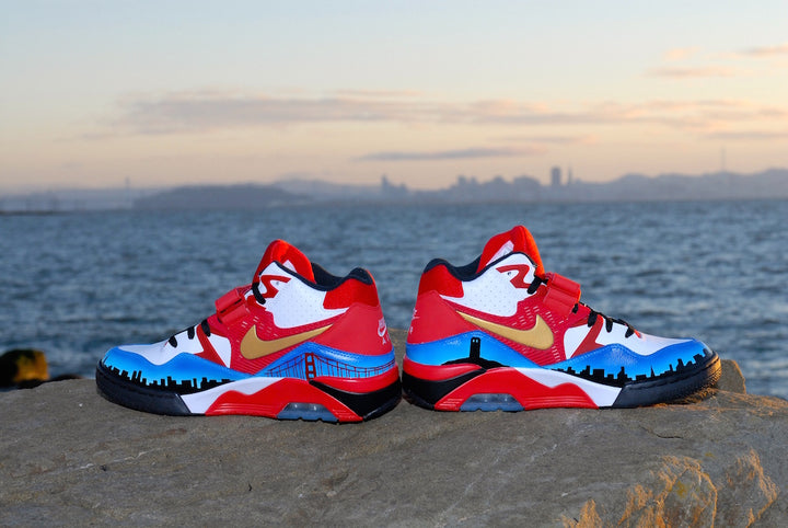 San Francisco Nike Air Force 180 Custom Shoes