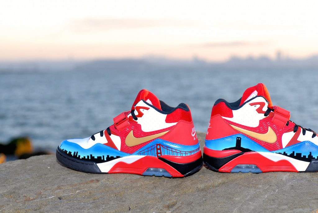 San Francisco Nike Air Force 180 Custom Shoes