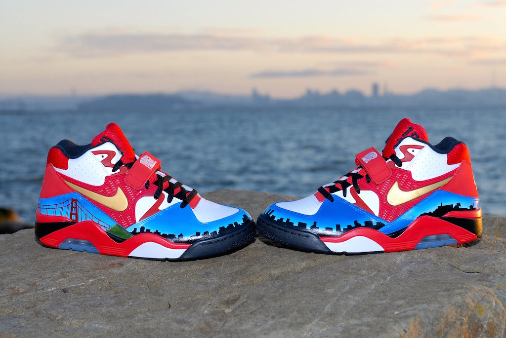 San Francisco Nike Air Force 180 Custom Shoes