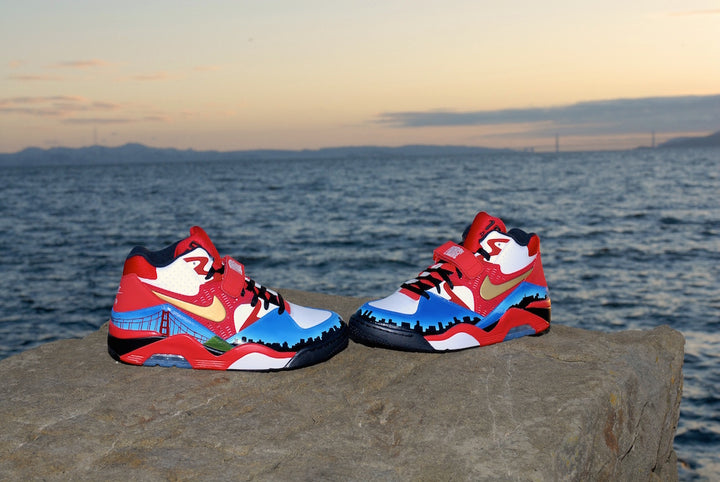San Francisco Nike Air Force 180 Custom Shoes