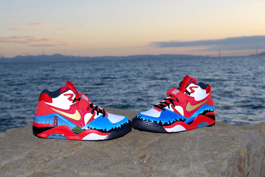 San Francisco Nike Air Force 180 Custom Shoes
