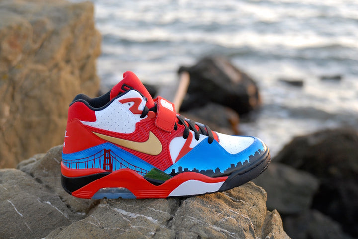 San Francisco Nike Air Force 180 Custom Shoes