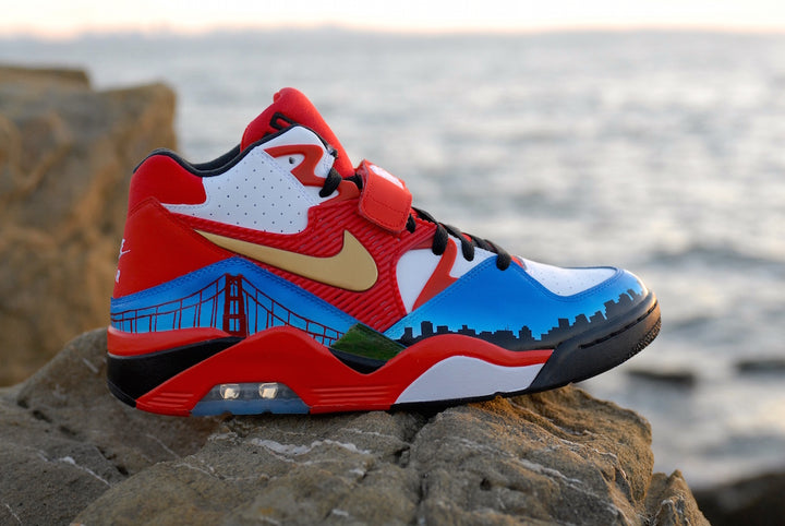 San Francisco Nike Air Force 180 Custom Shoes