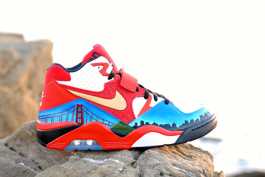 San Francisco Nike Air Force 180 Custom Shoes
