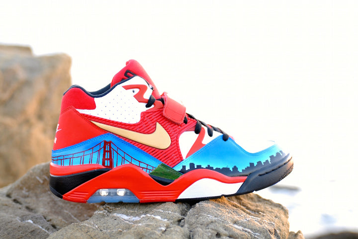 San Francisco Nike Air Force 180 Custom Shoes