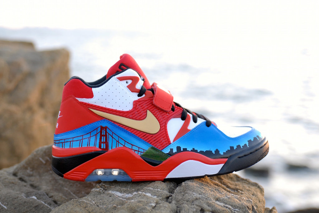 San Francisco Nike Air Force 180 Custom Shoes