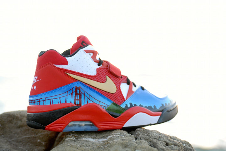 San Francisco Nike Air Force 180 Custom Shoes