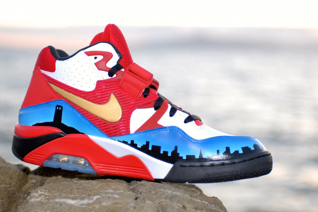 San Francisco Nike Air Force 180 Custom Shoes