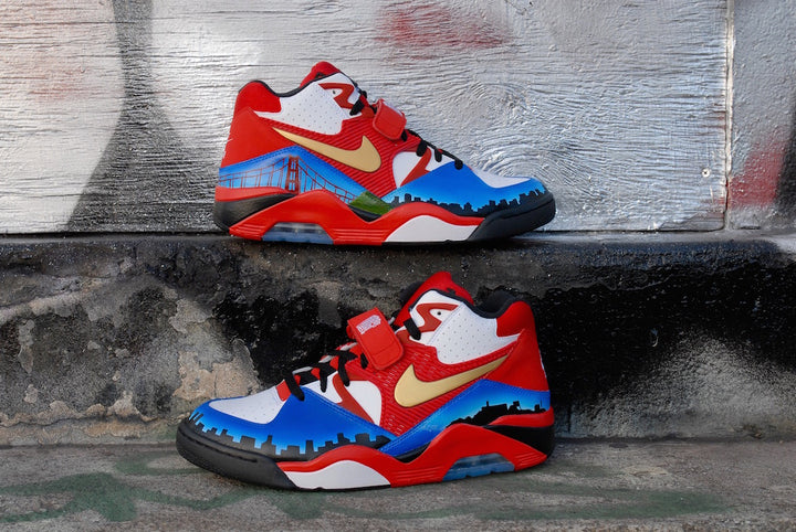 San Francisco Nike Air Force 180 Custom Shoes