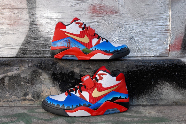 San Francisco Nike Air Force 180 Custom Shoes