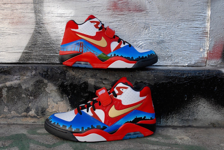 San Francisco Nike Air Force 180 Custom Shoes