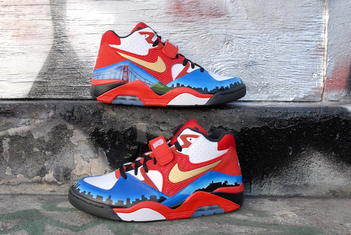 San Francisco Nike Air Force 180 Custom Shoes