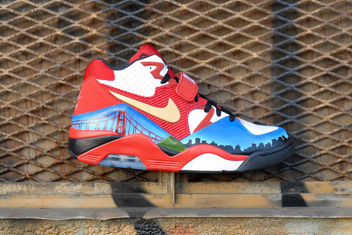 San Francisco Nike Air Force 180 Custom Shoes