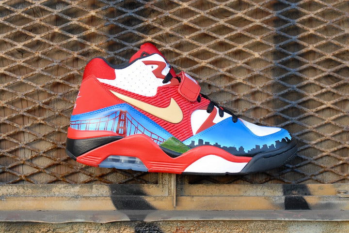 San Francisco Nike Air Force 180 Custom Shoes