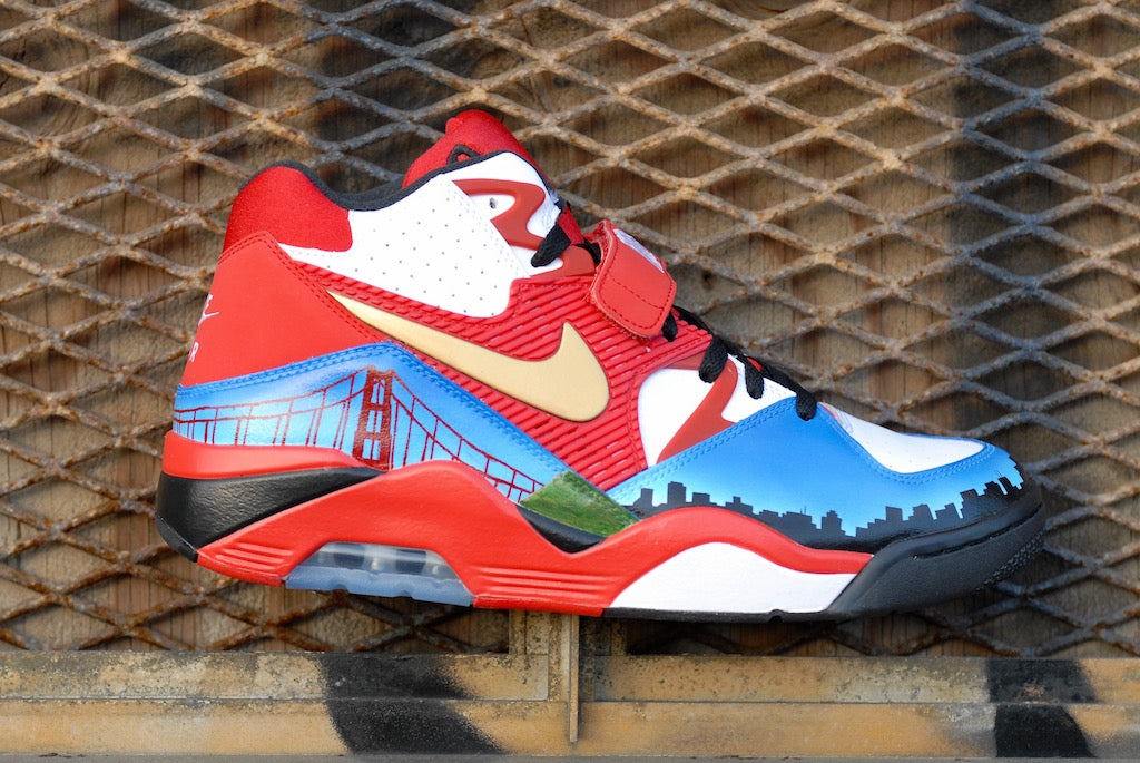 San Francisco Nike Air Force 180 Custom Shoes