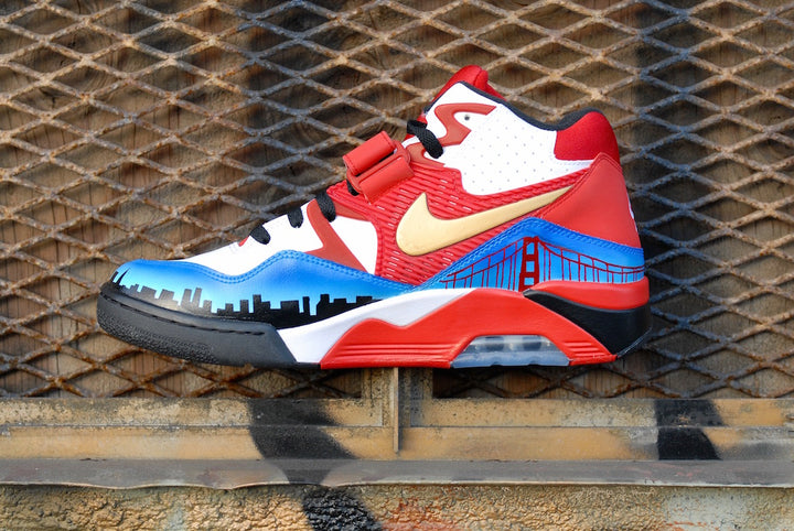 San Francisco Nike Air Force 180 Custom Shoes