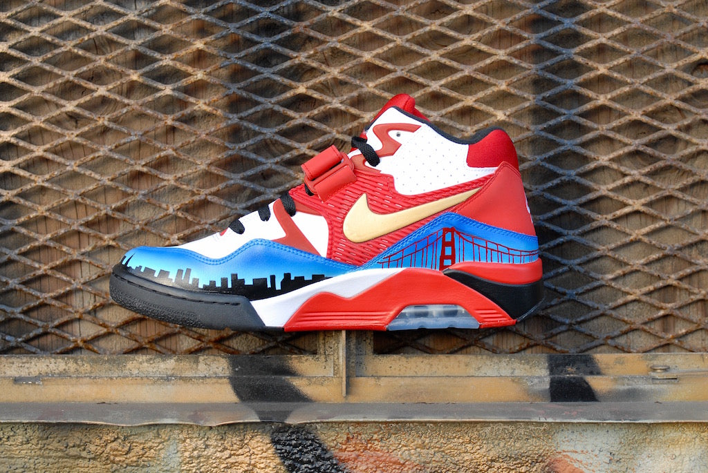 San Francisco Nike Air Force 180 Custom Shoes