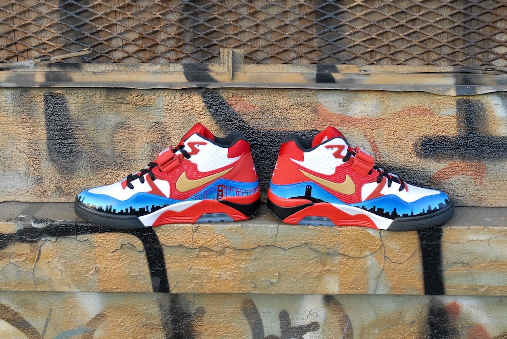 San Francisco Nike Air Force 180 Custom Shoes